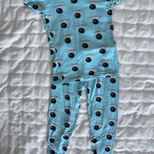 Kickee Pants Bowling Print Pajamas 3T